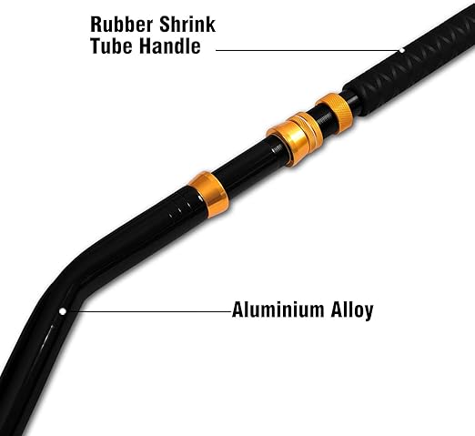 Fiblink Bent Butt Fishing Rod 2-Piece Saltwater Offshore Trolling Rod Big Game Roller Rod Conventional Boat Fishing Pole