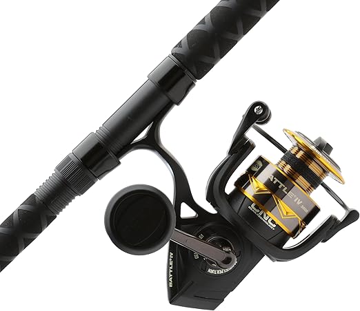 PENN Battle IV Spinning Reel and Fishing Rod Combo
