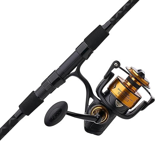 PENN Spinfisher VII Spinning Reel and Fishing Rod Combo
