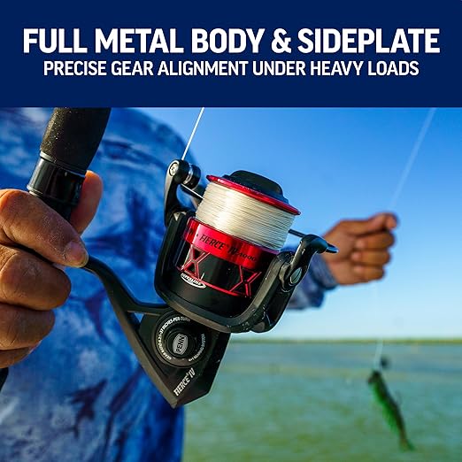 PENN Fierce IV Spinning Reel and Fishing Rod Combo